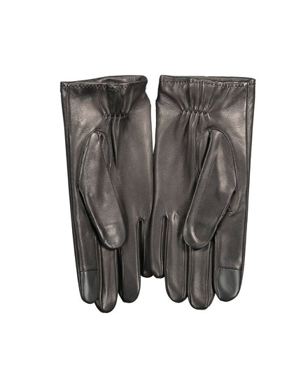 Tommy Hilfiger Nero Leather Men Glove