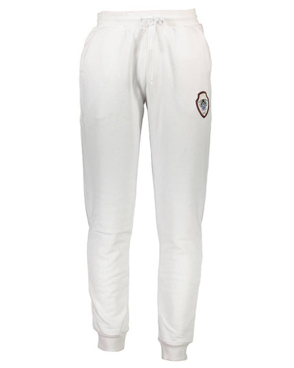 Cavalli Class White Cotton Pant