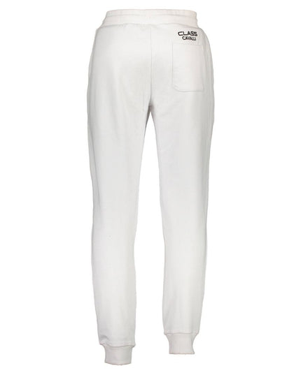 Cavalli Class White Cotton Pant