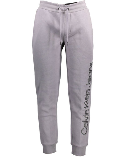 Calvin Klein Gray Cotton Men Joggers