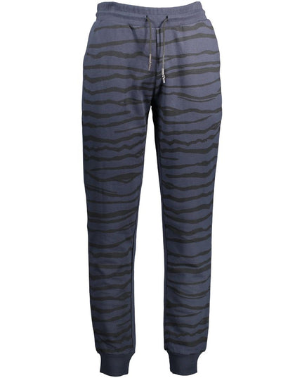 Cavalli Class Blue Cotton Pant