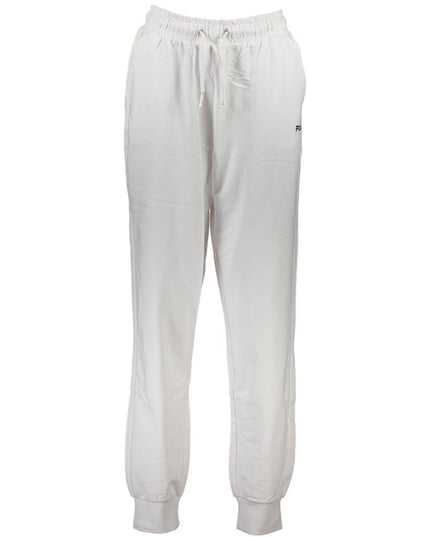 Fila White Cotton Women's Track Pant