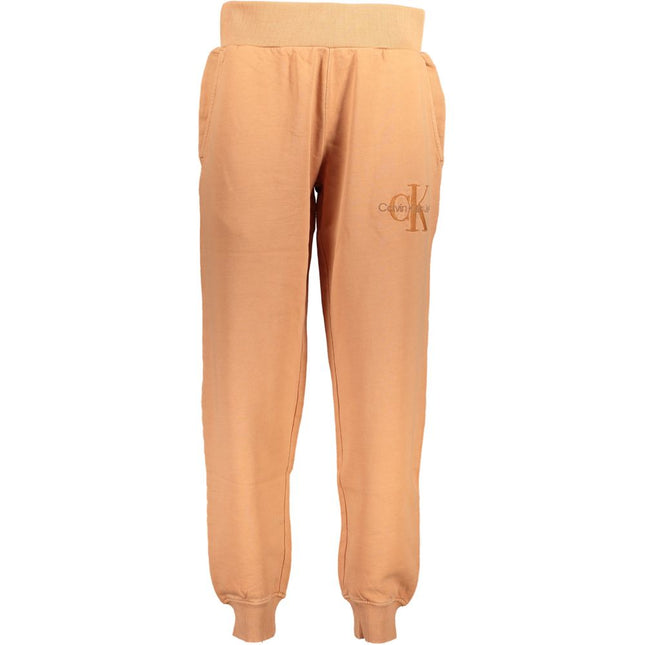 Calvin Klein Orange Cotton Pant