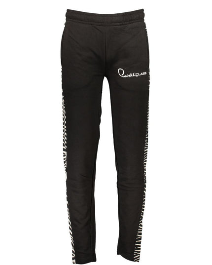Cavalli Class Nero Cotton Men's Sweatpant