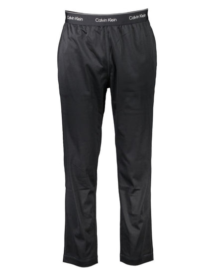 Calvin Klein Black Polyester Men's Track Pant