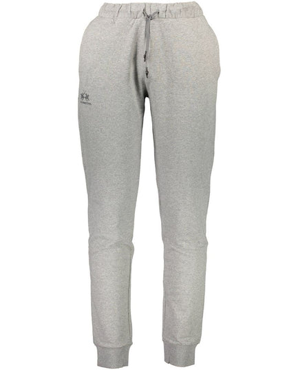 La Martina Gray Cotton Men's Sweatpant