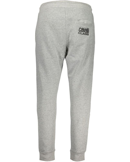 Cavalli Class Grigio Polyester Men's Sweatpant