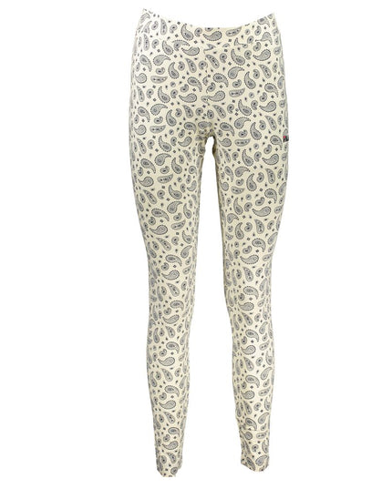 Fila White Cotton Women's Legging
