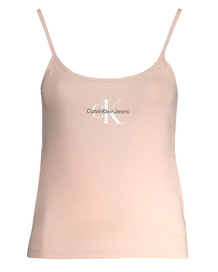Calvin Klein Pink Cotton Tank Top