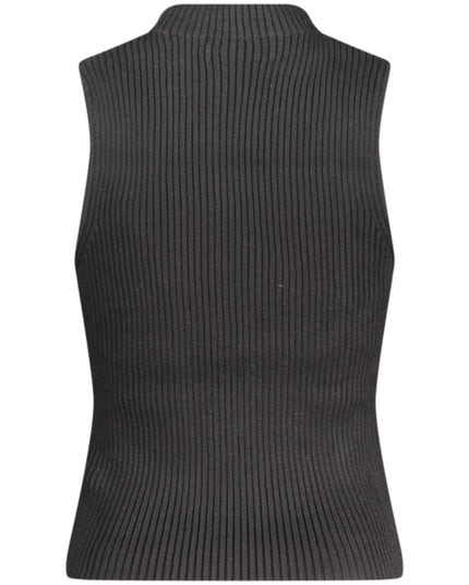 Guess Jeans Black Cotton Tank Top