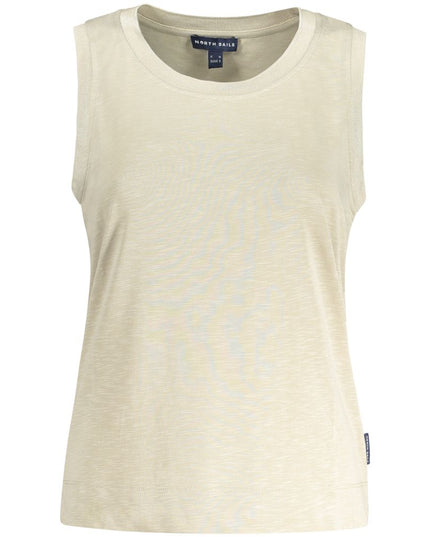 North Sails Beige Polyester Tank Top