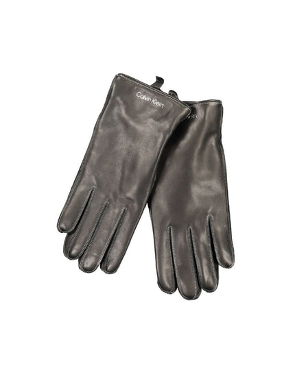 Calvin Klein Black Wool Glove