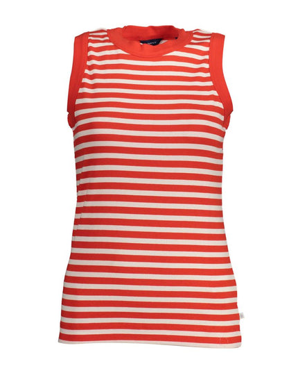 Gant Red Cotton Tank Top
