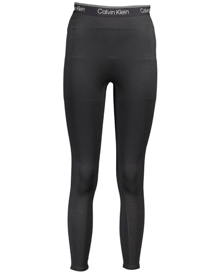 Calvin Klein Black Polyester Pant