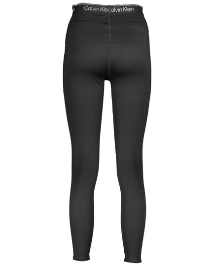 Calvin Klein Black Polyester Pant