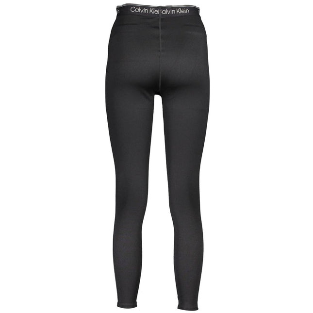Calvin Klein Black Polyester Pant
