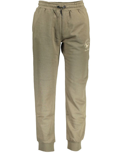 La Martina Green Cotton Pant