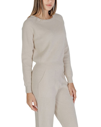 Cleré Beige Viscose Sweater