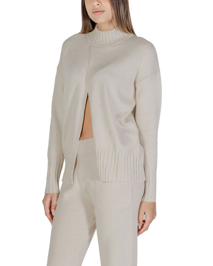 Cleré Beige Viscose Cardigan