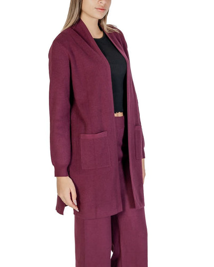 Cleré Purple Viscose Cardigan