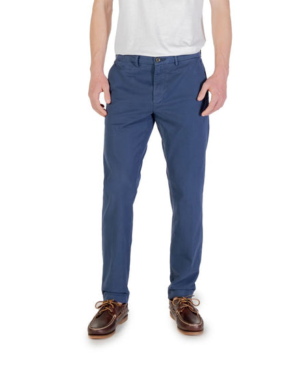 Borghese Blue Cotton Skinny Pants