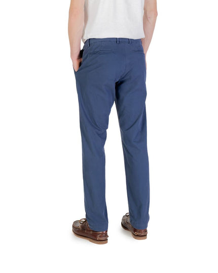 Borghese Blue Cotton Skinny Pants