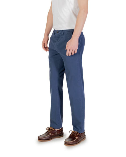 Borghese Blue Cotton Skinny Pants