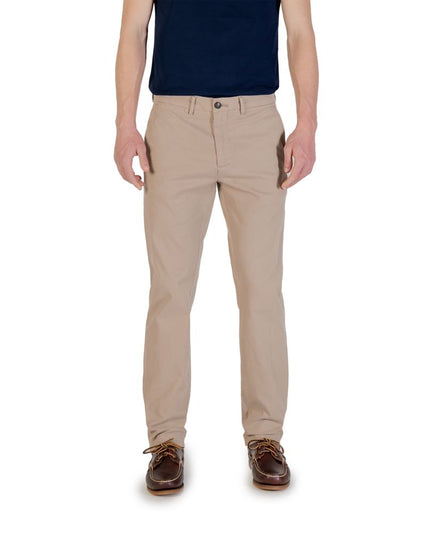 Borghese Beige Cotton Skinny Pants