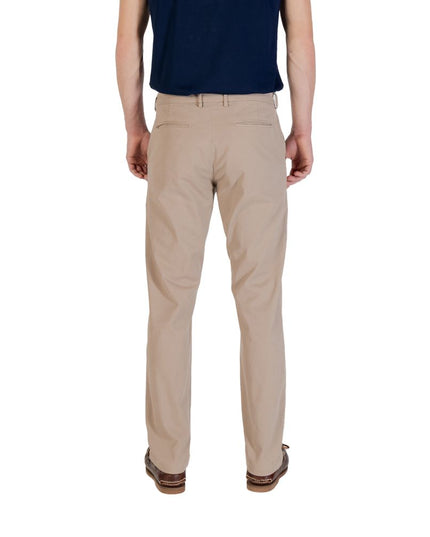 Borghese Beige Cotton Skinny Pants