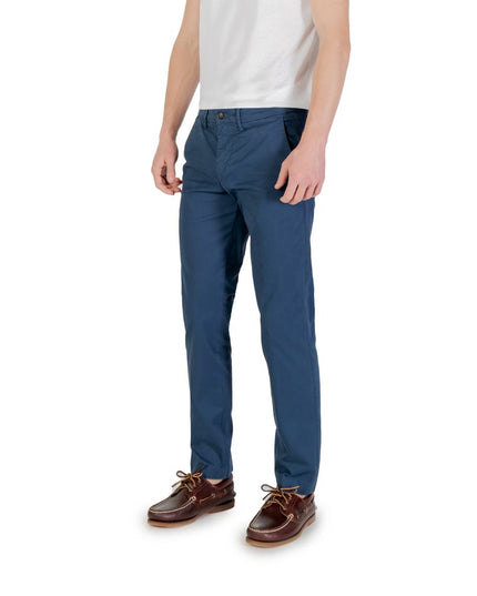 Borghese Blue Cotton Skinny Pants