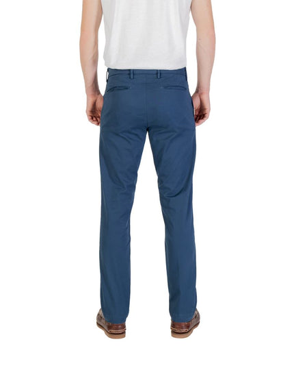 Borghese Blue Cotton Skinny Pants