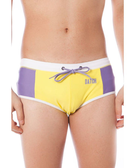 Datch Giallo Poliammide Men Swim Brief