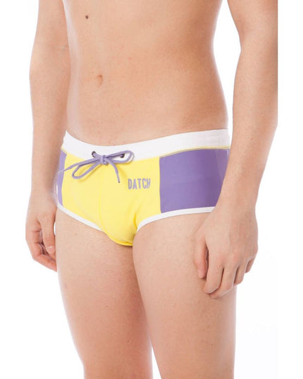 Datch Giallo Poliammide Men Swim Brief