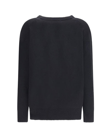 Jil Sander Black Wool Sweatshirt