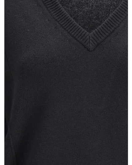 Jil Sander Black Wool Sweatshirt