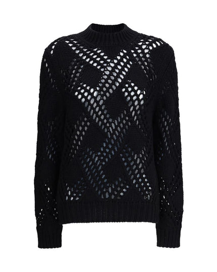 Jil Sander Black Fleece Wool Sweatshirt