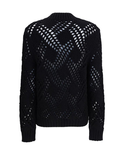 Jil Sander Black Fleece Wool Sweatshirt