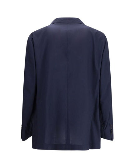 Brunello Cucinelli Blue Wool Blazer