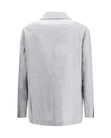 Brunello Cucinelli Gray Wool Blazer