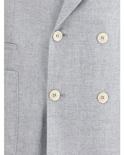 Brunello Cucinelli Gray Wool Blazer