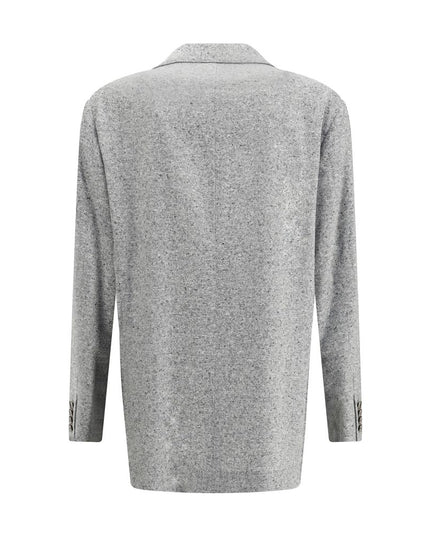 Brunello Cucinelli Gray Wool Blazer