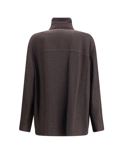 Brunello Cucinelli Brown Cashmere Coat
