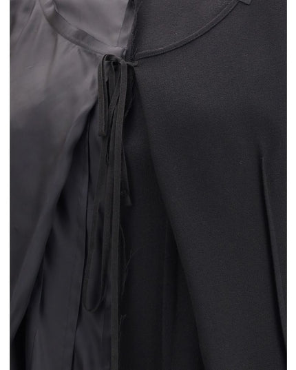 Margiela Black Acetate Casual Dress