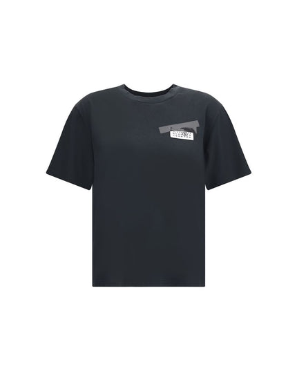MM6 Black Cotton T-Shirt