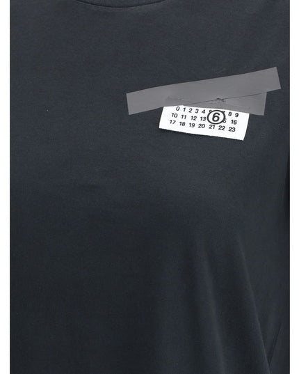 MM6 Black Cotton T-Shirt