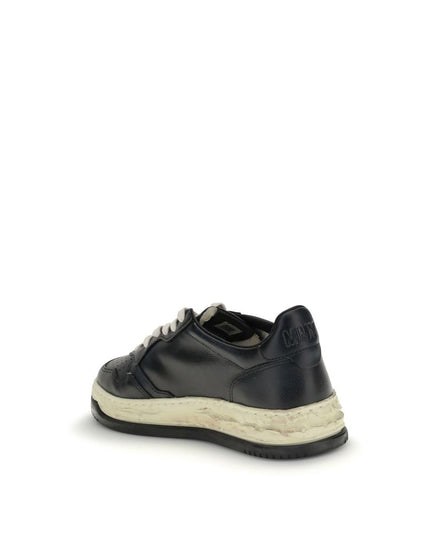 Autry Black Leather Low Top Sneakers