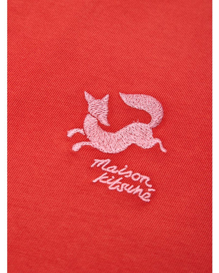 Maison Kitsuné Red Cotton T-Shirt