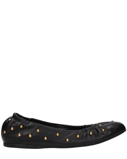 Chloé Black Leather Ballet Flats
