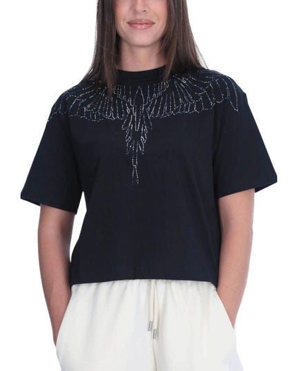 County of Milan Black Cotton T-Shirt