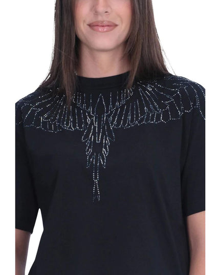 County of Milan Black Cotton T-Shirt